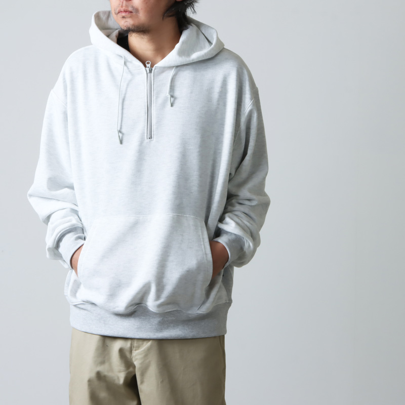 DAIWA PIER39 (ダイワピア39) TECH SWEAT HALF ZIP HOODIE / テックスウェットハーフジップフーディー