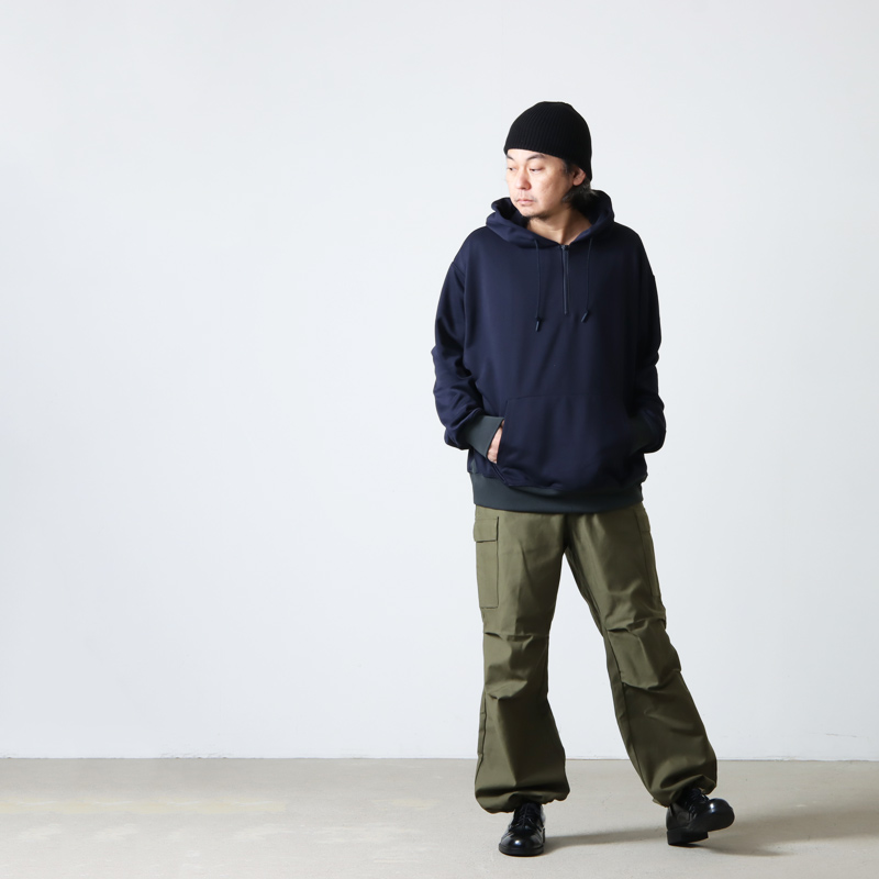 DAIWA PIER39(ԥ39) TECH SWEAT HALF ZIP HOODIE