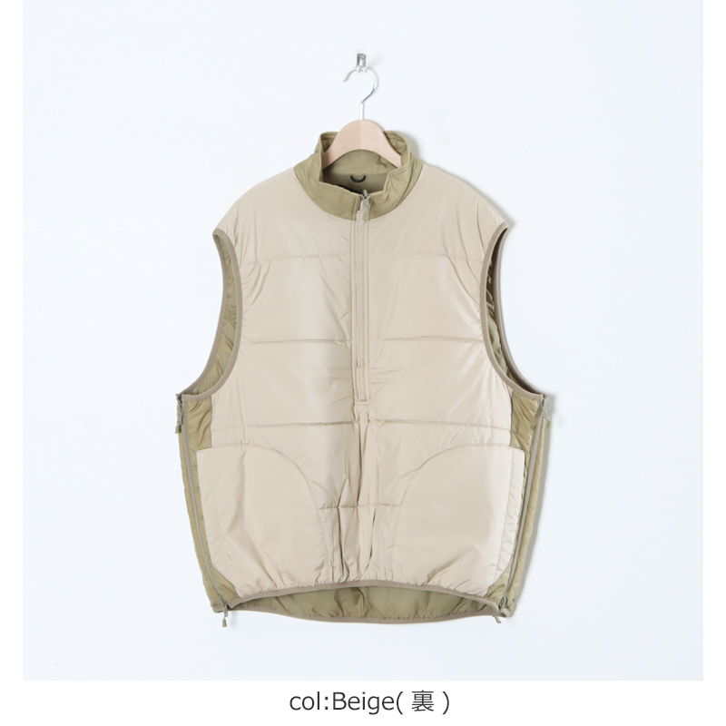 DAIWA PIER39 (ダイワピア39) TECH REVERSIBLE PULLOVER PUFF VEST 