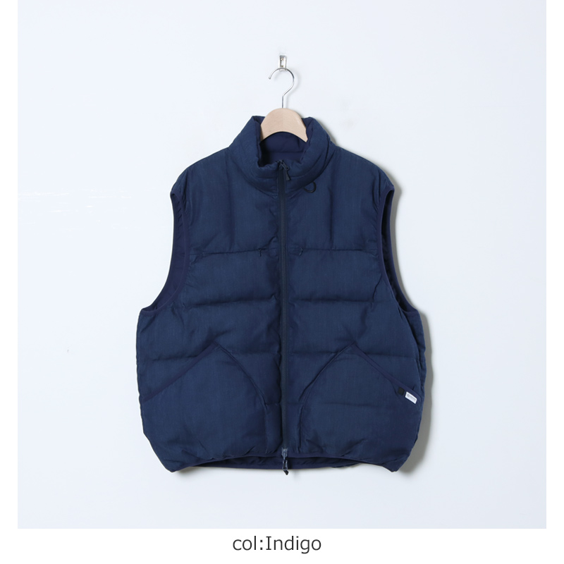 DAIWA PIER39 (ダイワピア39) TECH YOSEMITE DOWN VEST DENIM / テック ...