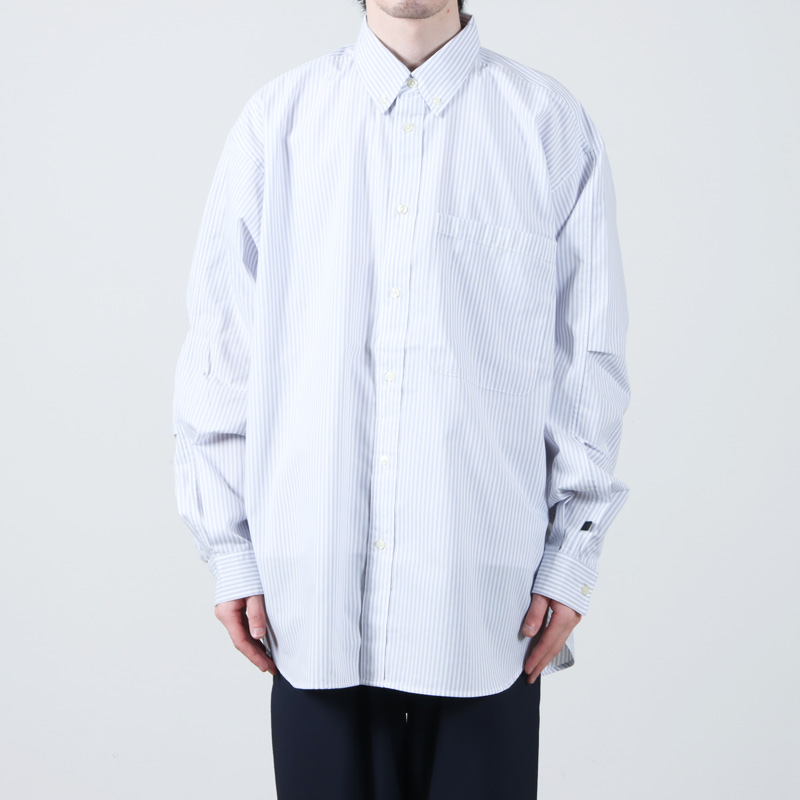 DAIWA PIER39(ԥ39) TECH BUTTON DOWN SHIRT L/S STRIPE