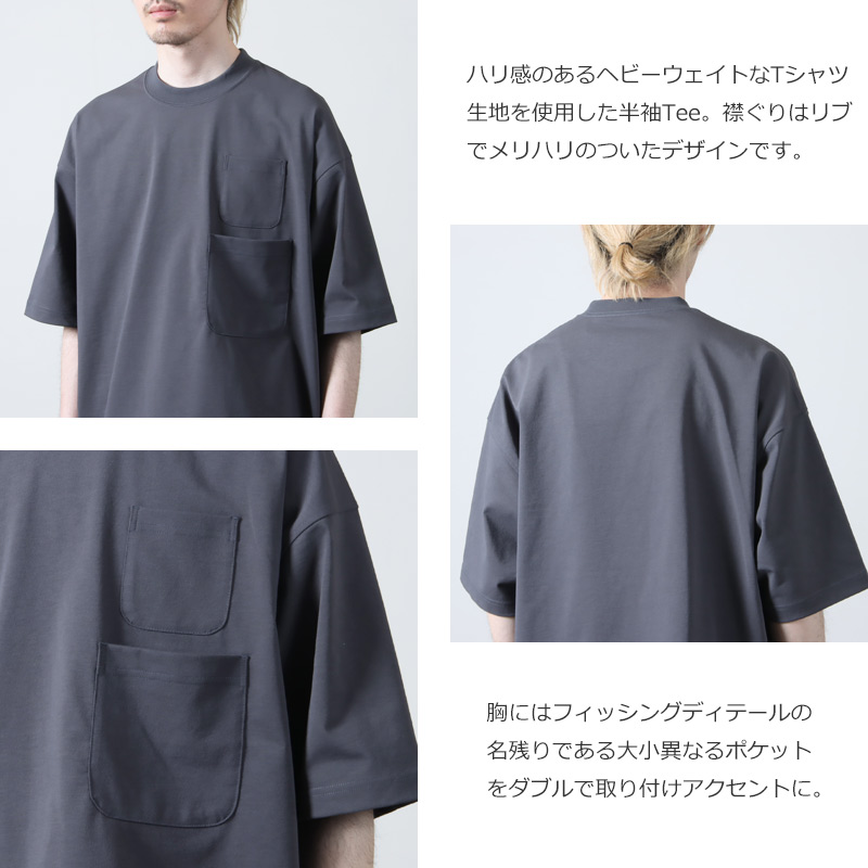 DAIWA PIER39(ԥ39) TECH W/POCKET CREW TEE