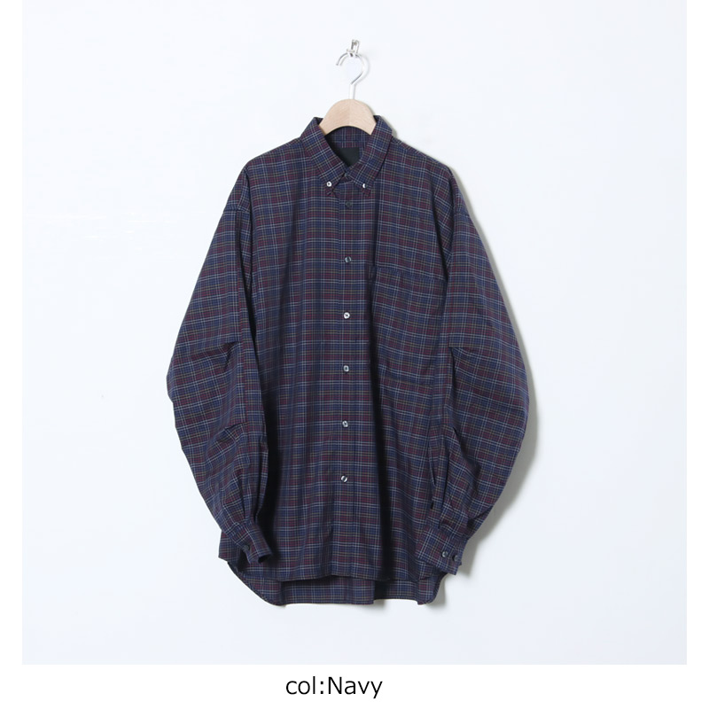 DAIWA PIER39(ԥ39) TECH BUTTON DOWN SHIRT L/S TATTERSALL