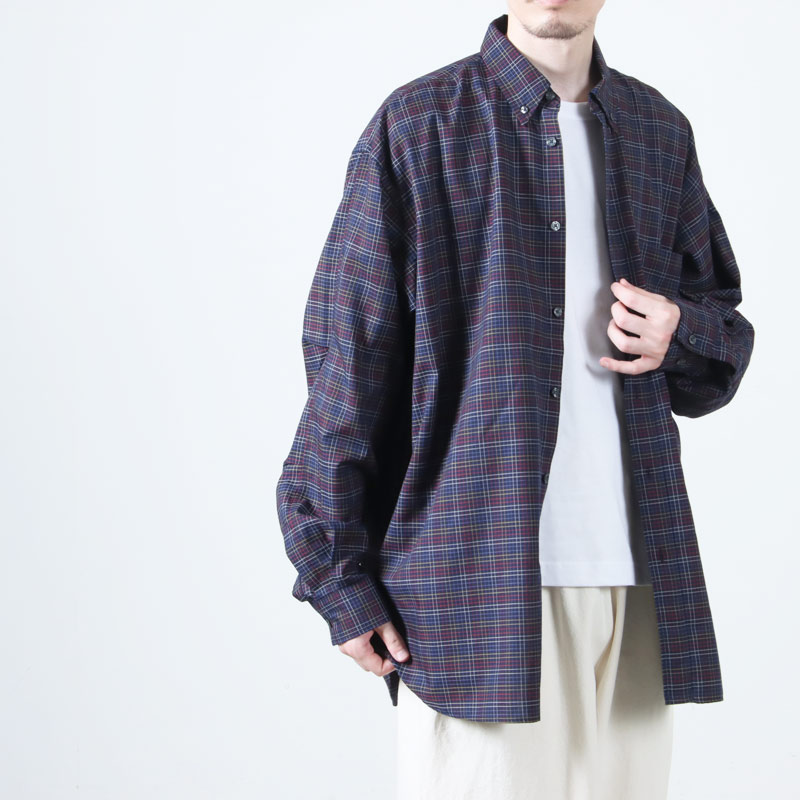DAIWA PIER39(ԥ39) TECH BUTTON DOWN SHIRT L/S TATTERSALL