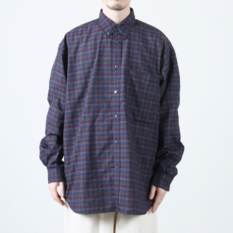 DAIWA PIER39(ԥ39) TECH BUTTON DOWN SHIRT L/S TATTERSALL