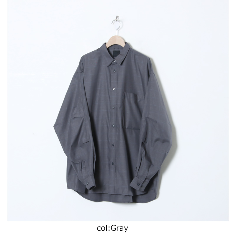 DAIWA PIER39(ԥ39) TECH REGULAR COLLAR SHIRT L/S GLEN CHECK