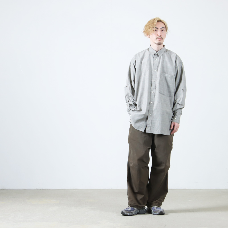 DAIWA PIER39(ԥ39) TECH REGULAR COLLAR SHIRT L/S GLEN CHECK