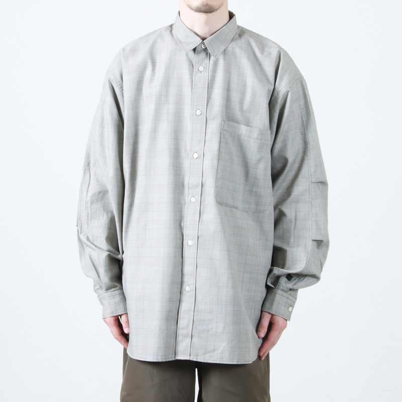 DAIWA PIER39(ԥ39) TECH REGULAR COLLAR SHIRT L/S GLEN CHECK