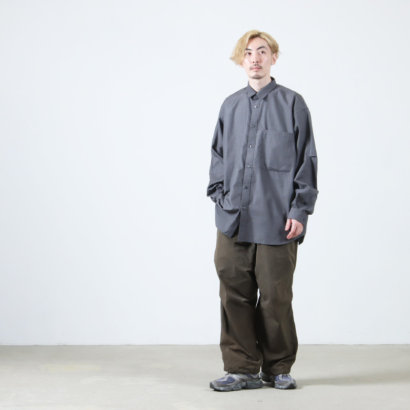 DAIWA PIER39(ԥ39) TECH REGULAR COLLAR SHIRT L/S GLEN CHECK
