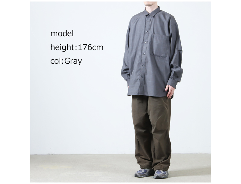 DAIWA PIER39(ԥ39) TECH REGULAR COLLAR SHIRT L/S GLEN CHECK
