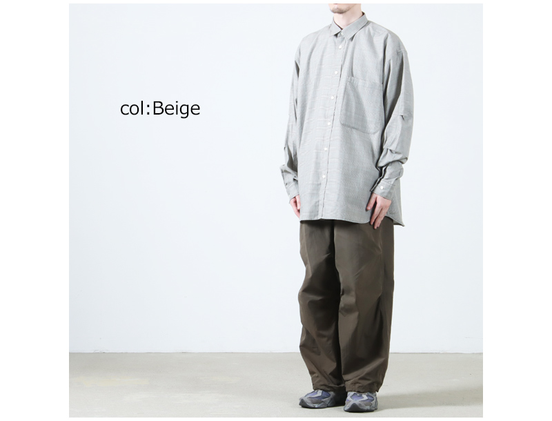 DAIWA PIER39(ԥ39) TECH REGULAR COLLAR SHIRT L/S GLEN CHECK