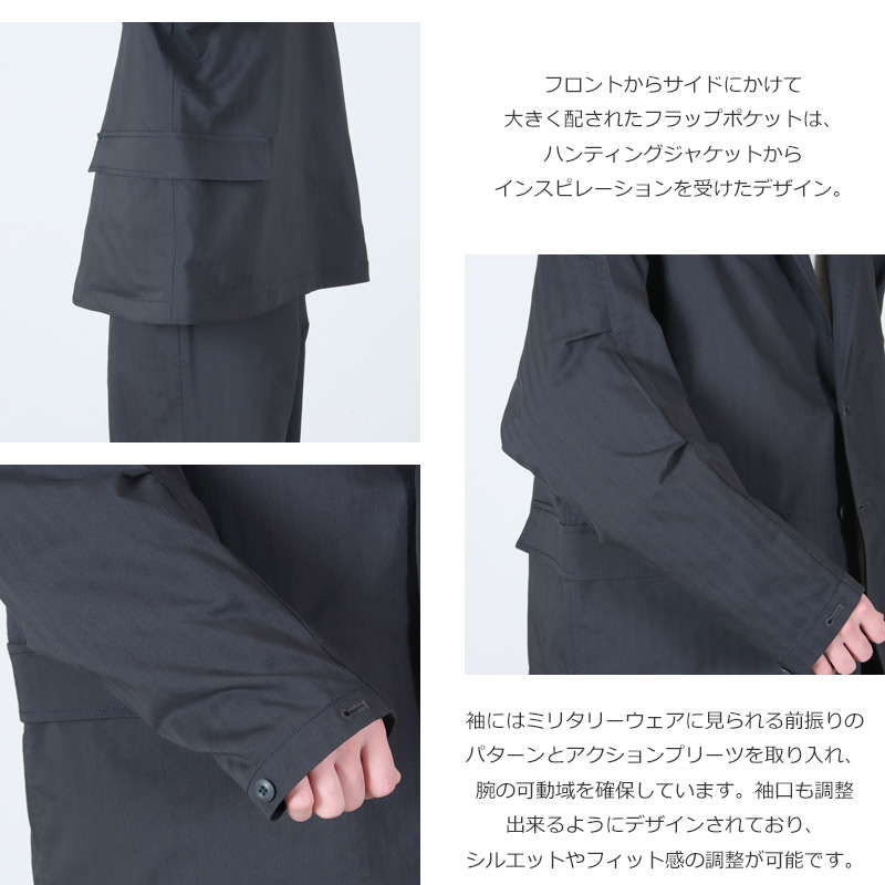 DAIWA PIER39(������ԥ�39) TECH LOOSE 2B JACKET HERRINGBONE