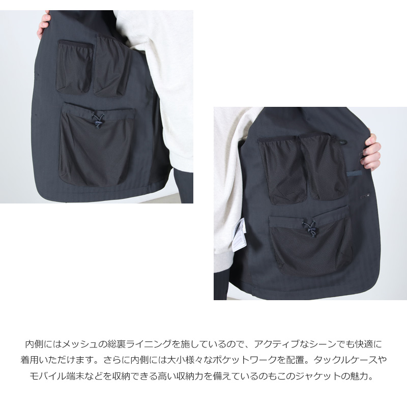 DAIWA PIER39(������ԥ�39) TECH LOOSE 2B JACKET HERRINGBONE