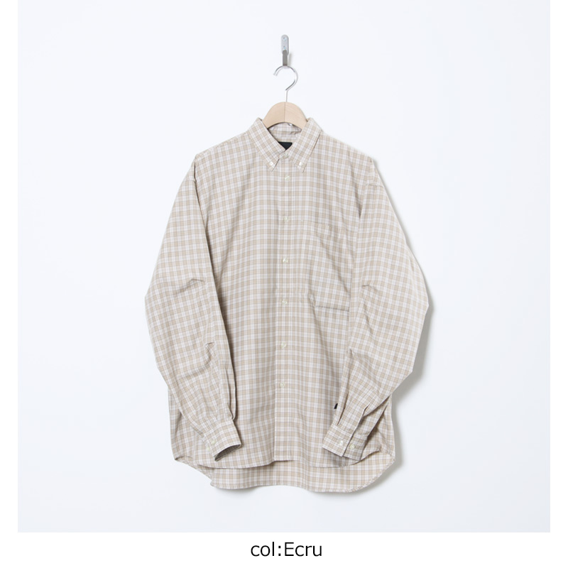 DAIWA PIER39(������ԥ�39) TECH BUTTON DOWN SHIRT L/S GREN PLAID
