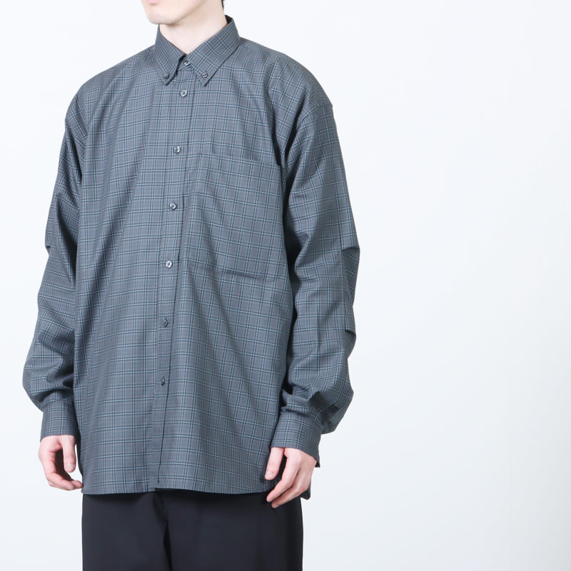 DAIWA PIER39 (ダイワピア39) TECH BUTTON DOWN SHIRT L/S GREN PLAID
