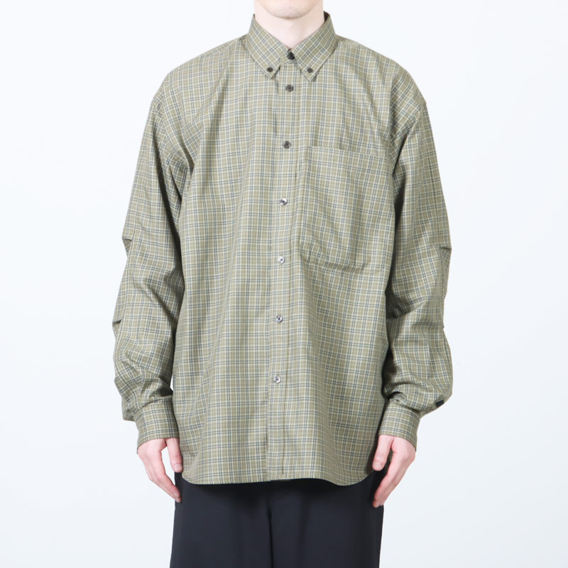 DAIWA PIER39 (ダイワピア39) TECH BUTTON DOWN SHIRT L/S GREN PLAID