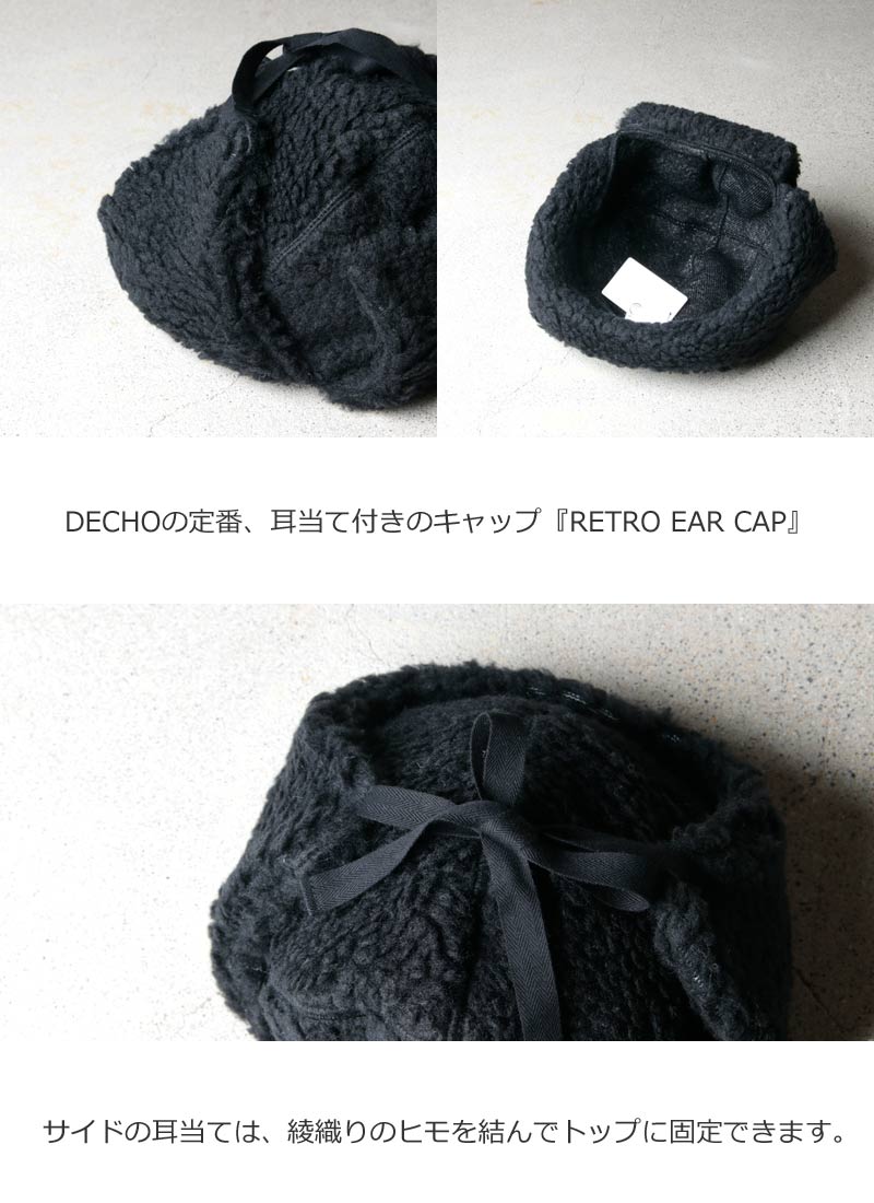 DECHO(ǥ) RETRO EAR CAP