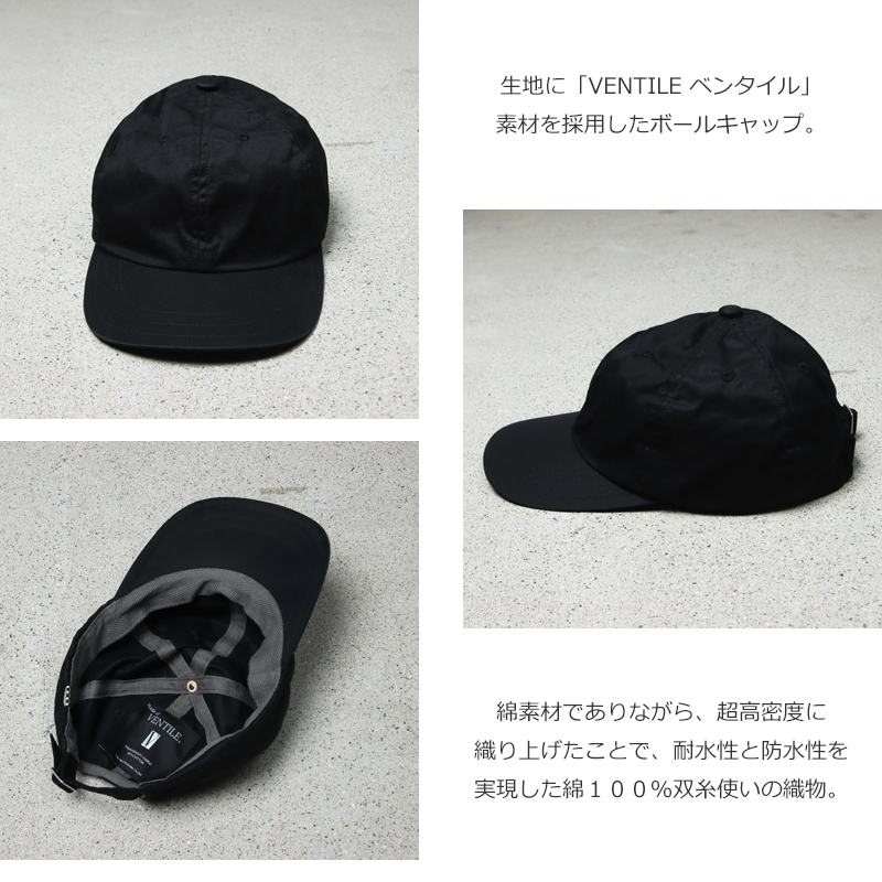 DECHO(ǥ) BALL CAP BUCKLE-VENTILE-