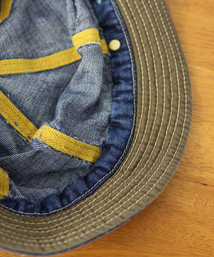 DECHO / ǥ DENIM TUCK KOME HAT