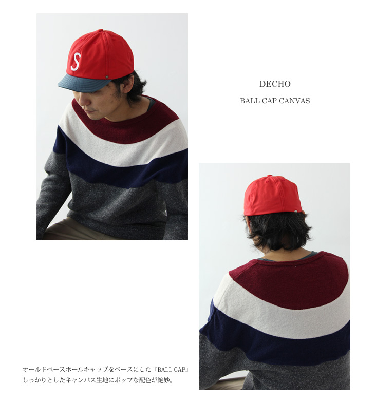 DECHO / デコー BALL CAP CANVAS