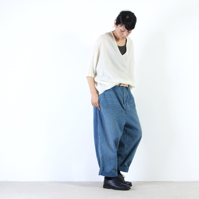 21AW dulcamara OXデニムBIGパンツ】-