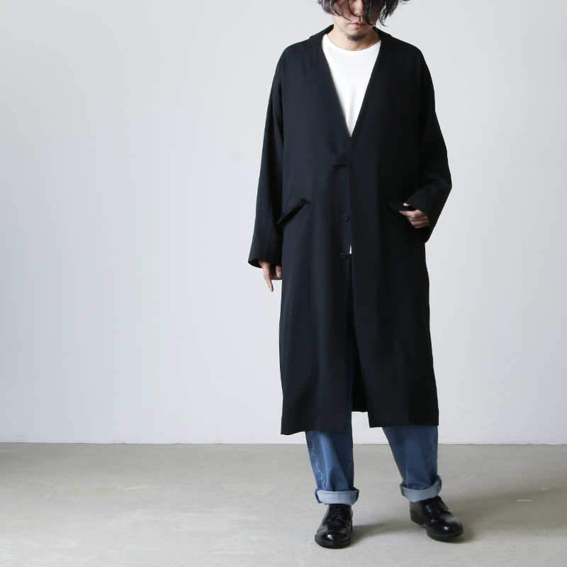 ジャケット/アウターdulcamara よそいき 17aw ダブルロングコート サイズ0 - トレンチコート