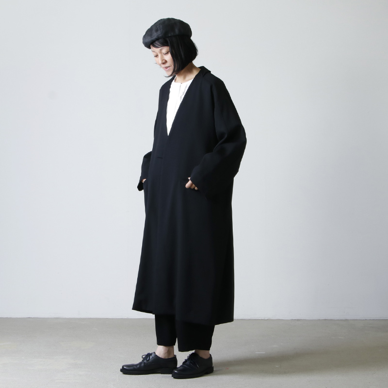 ポイント10倍 Dulcamara よそいきBIGフラップロングコート(18AW ...