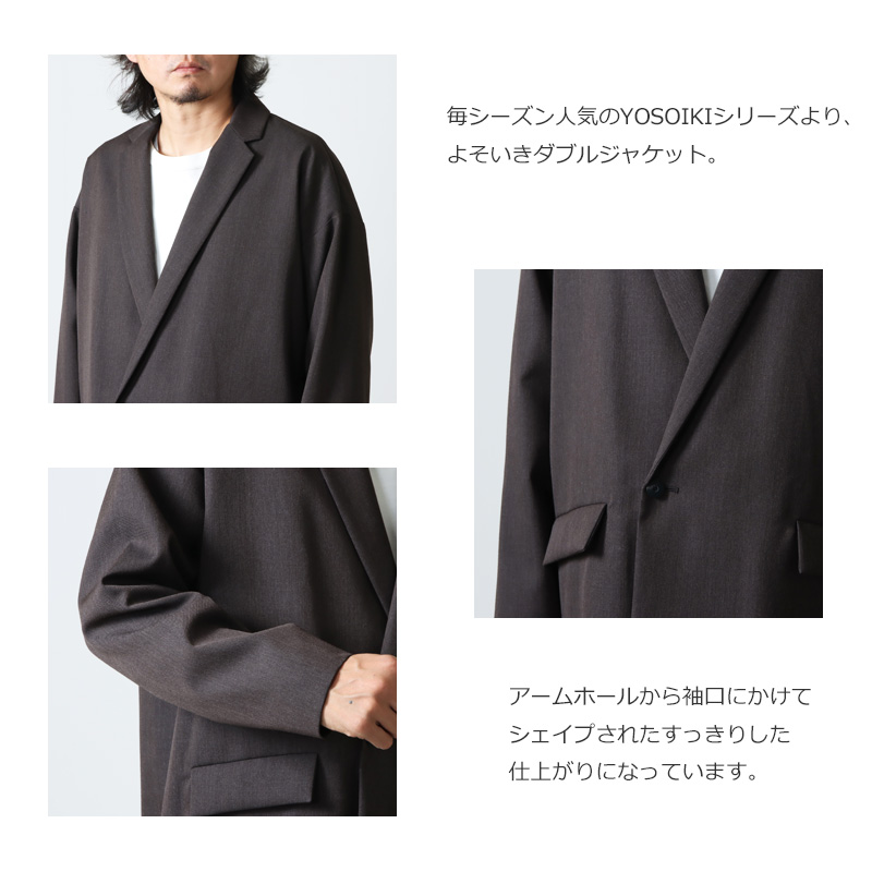 低価格安2019AW よそいきダブルJK-C(BLACK ） ジャケット・アウター