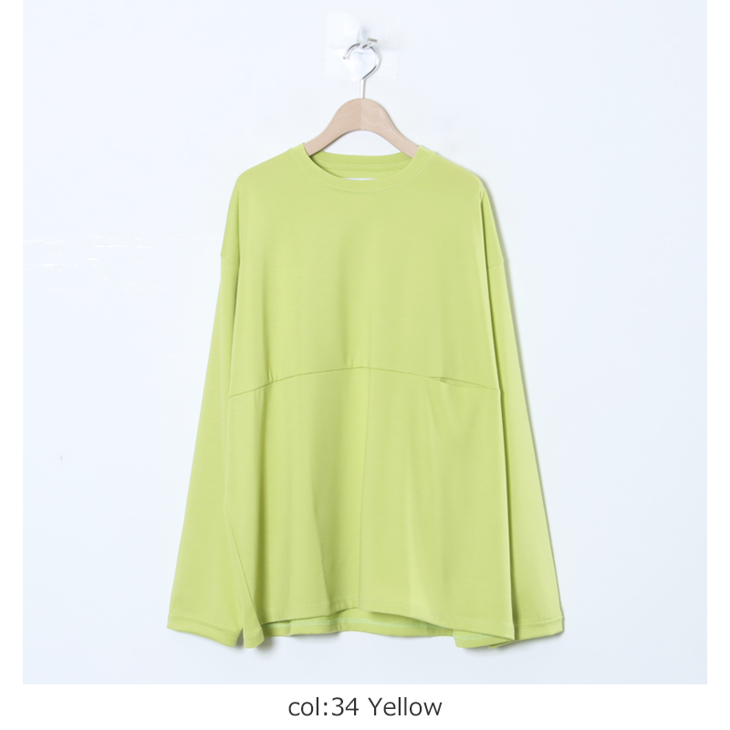 EEL() YURURI TEE L/S Super100s