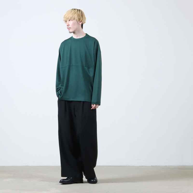 EEL() YURURI TEE L/S Super100s