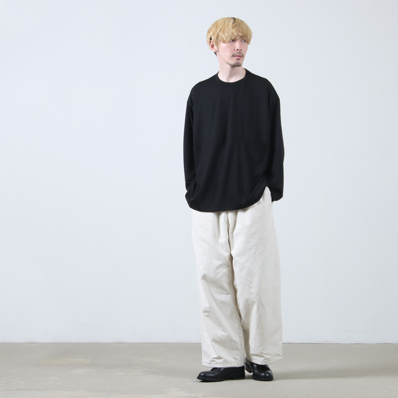 EEL() YURURI TEE L/S Super100s