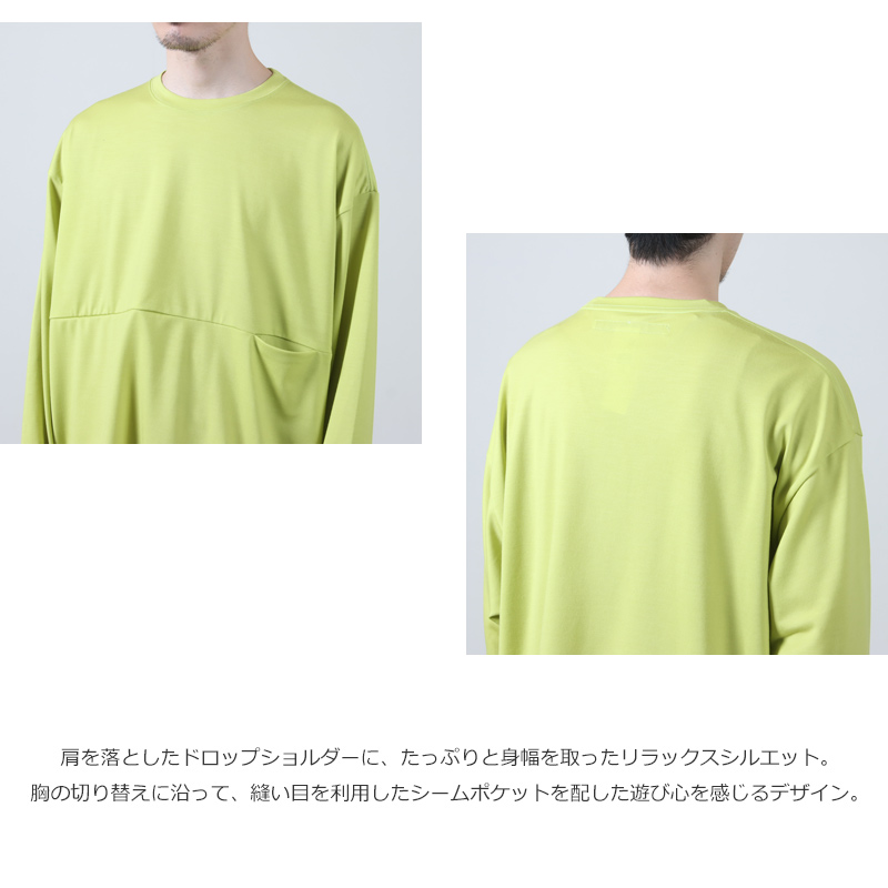 EEL() YURURI TEE L/S Super100s