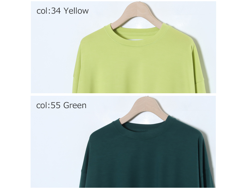EEL() YURURI TEE L/S Super100s