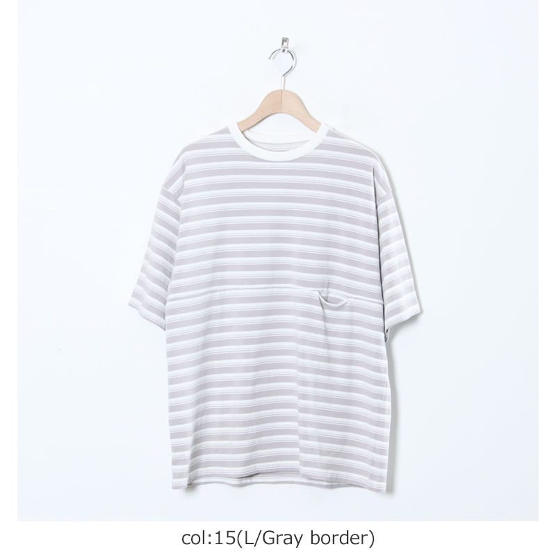 EEL() YURURI TEE 1/2border