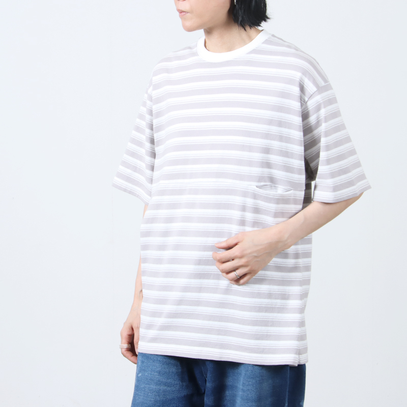 EEL() YURURI TEE 1/2border