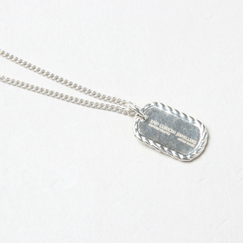 END CUSTOM JEWELLERS(ɥॸ奨꡼) MINIATURE DOGTAG NECKLACE