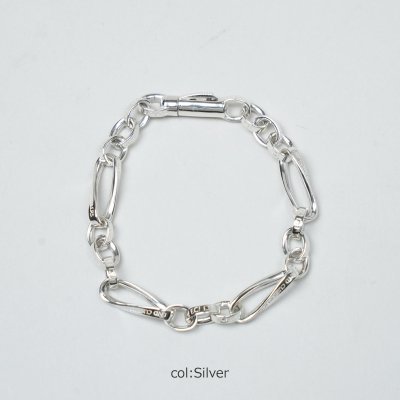 END CUSTOM JEWELLERS(����ɥ������ॸ�奨�꡼) Half dome twistline bracelet size1