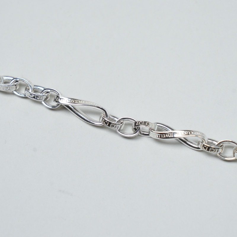 END CUSTOM JEWELLERS(����ɥ������ॸ�奨�꡼) Half dome twistline bracelet size1