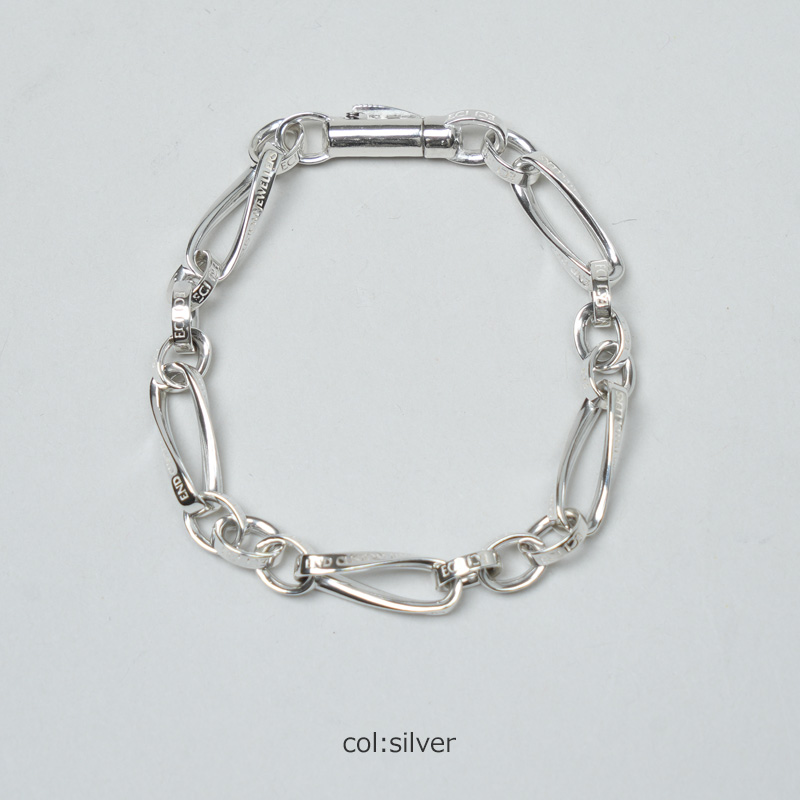 END CUSTOM JEWELLERS(����ɥ������ॸ�奨�꡼) Half dome twistline bracelet size2