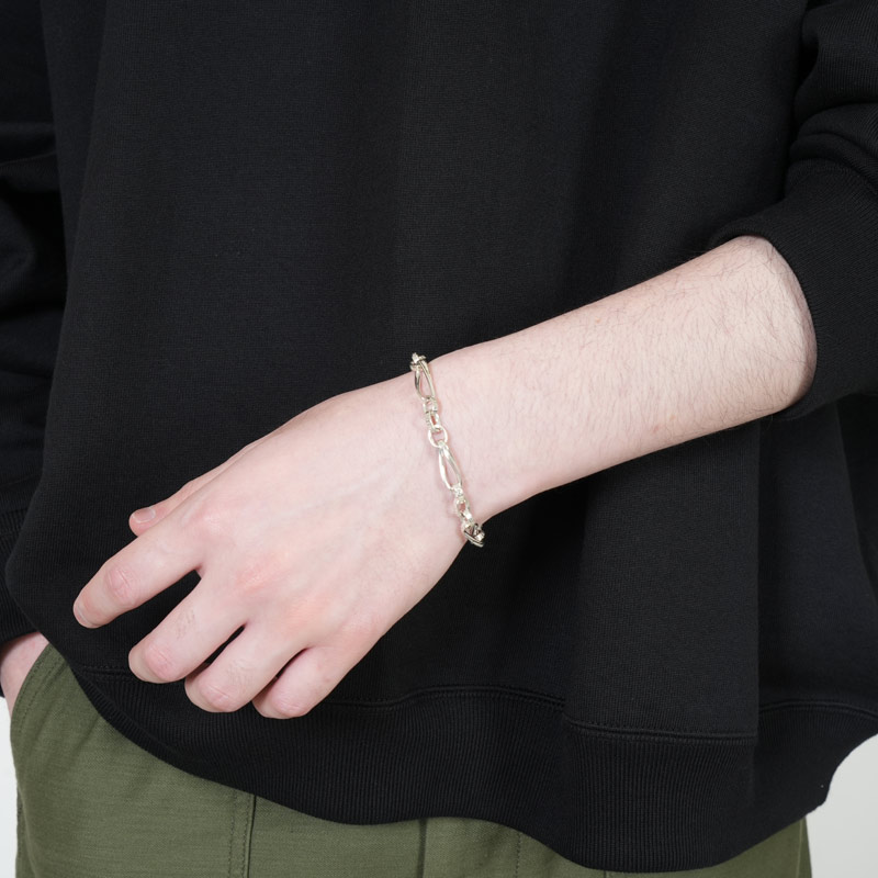 END CUSTOM JEWELLERS(����ɥ������ॸ�奨�꡼) Half dome twistline bracelet size2
