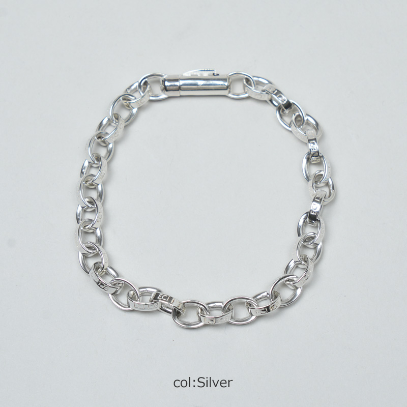 END CUSTOM JEWELLERS(����ɥ������ॸ�奨�꡼) Half rounded chain bracelet