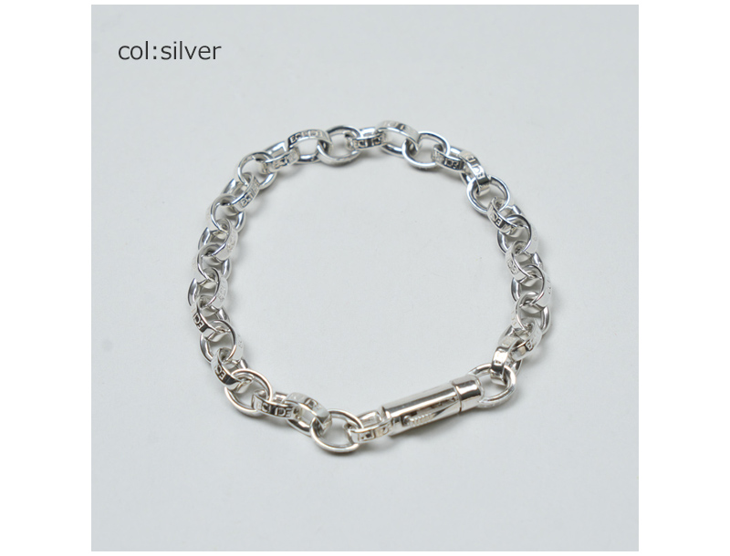 END CUSTOM JEWELLERS(����ɥ������ॸ�奨�꡼) Half rounded chain bracelet