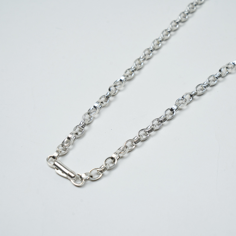 END CUSTOM JEWELLERS(����ɥ������ॸ�奨�꡼) Half rounded chain necklace 50cm