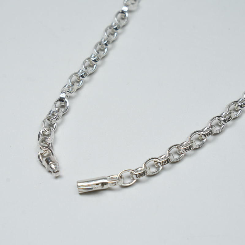 END CUSTOM JEWELLERS(����ɥ������ॸ�奨�꡼) Half rounded chain necklace 50cm