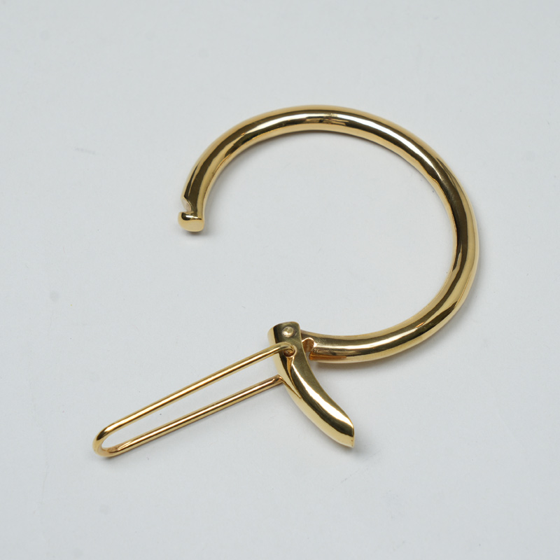 END CUSTOM JEWELLERS(����ɥ������ॸ�奨�꡼) Clip cuff gold plated