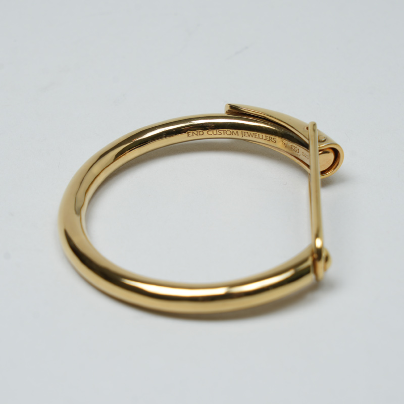 END CUSTOM JEWELLERS(����ɥ������ॸ�奨�꡼) Clip cuff gold plated