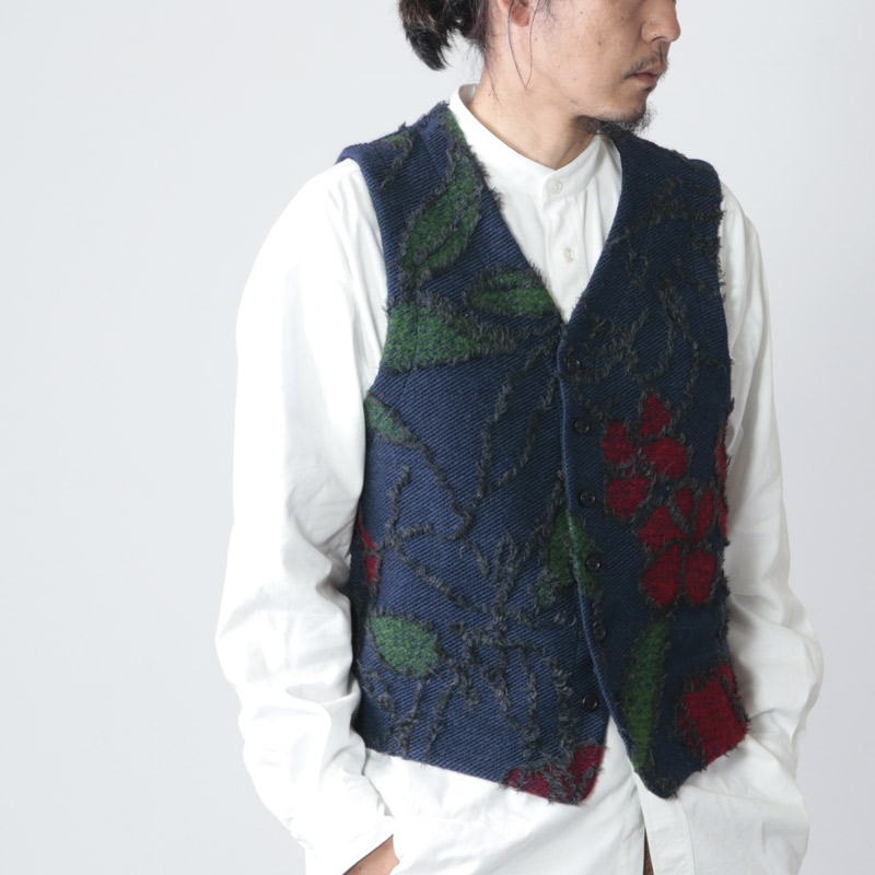 ENGINEERED GARMENTS (エンジニアードガーメンツ) Knit Vest - Floral 