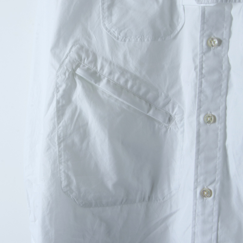 ENGINEERED GARMENTS (エンジニアードガーメンツ) Banded Collar Shirt