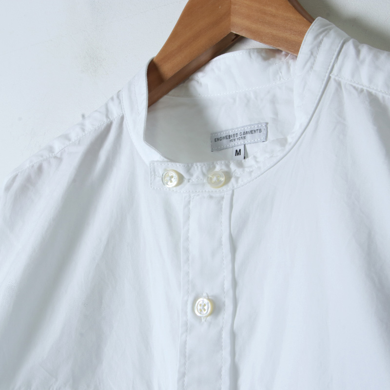 ENGINEERED GARMENTS (エンジニアードガーメンツ) Banded Collar Shirt ...