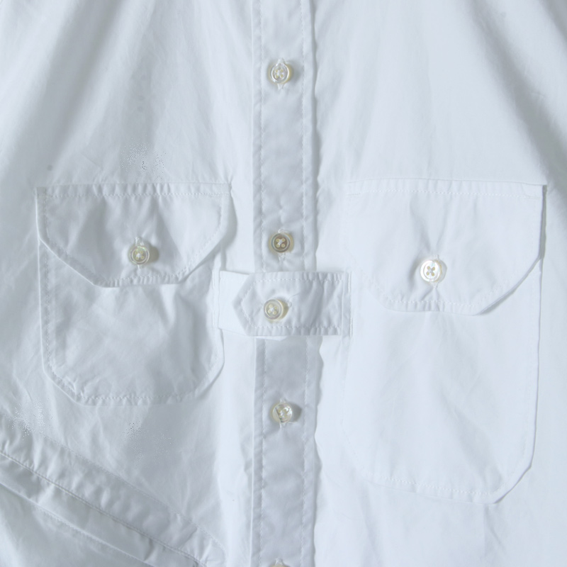 ENGINEERED GARMENTS (エンジニアードガーメンツ) Banded Collar Shirt ...